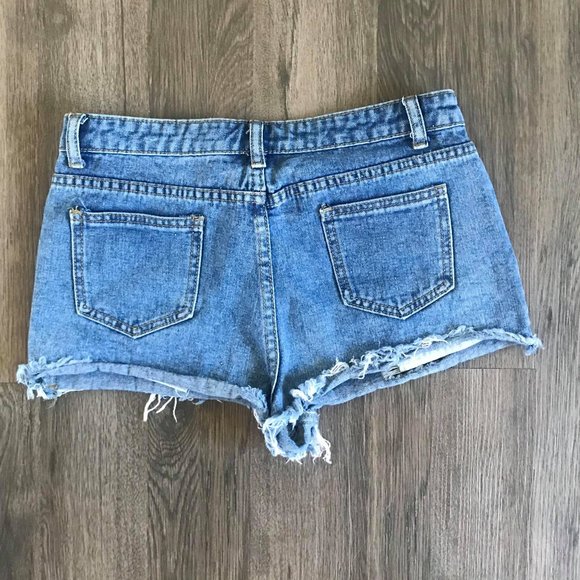 Ripped Jean Shorts - Picture 2 of 2